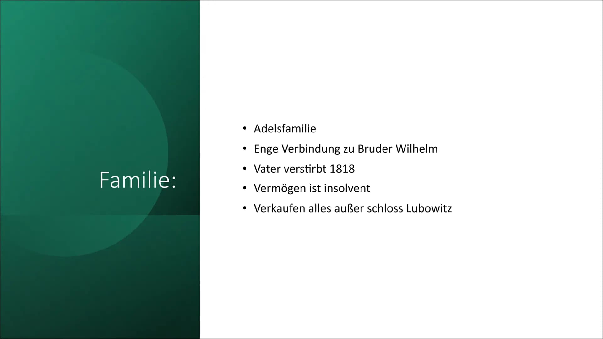 Aus dem Leben eines Taugenichts
Von: Joseph Karl Benedikt Freiherr von Eichendorff
Biographie:
1788-1857
Stammt aus Adelsfamilie
Studiert ab