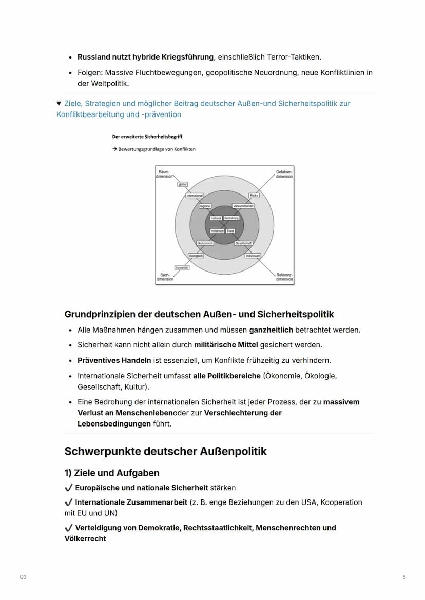 Q3
Q3.1 Internationale Konflikte und Konfliktbearbeitung in einer differenzierten Staatenwelt
▼Analyse eines aktuellen, exemplarischen Konfl