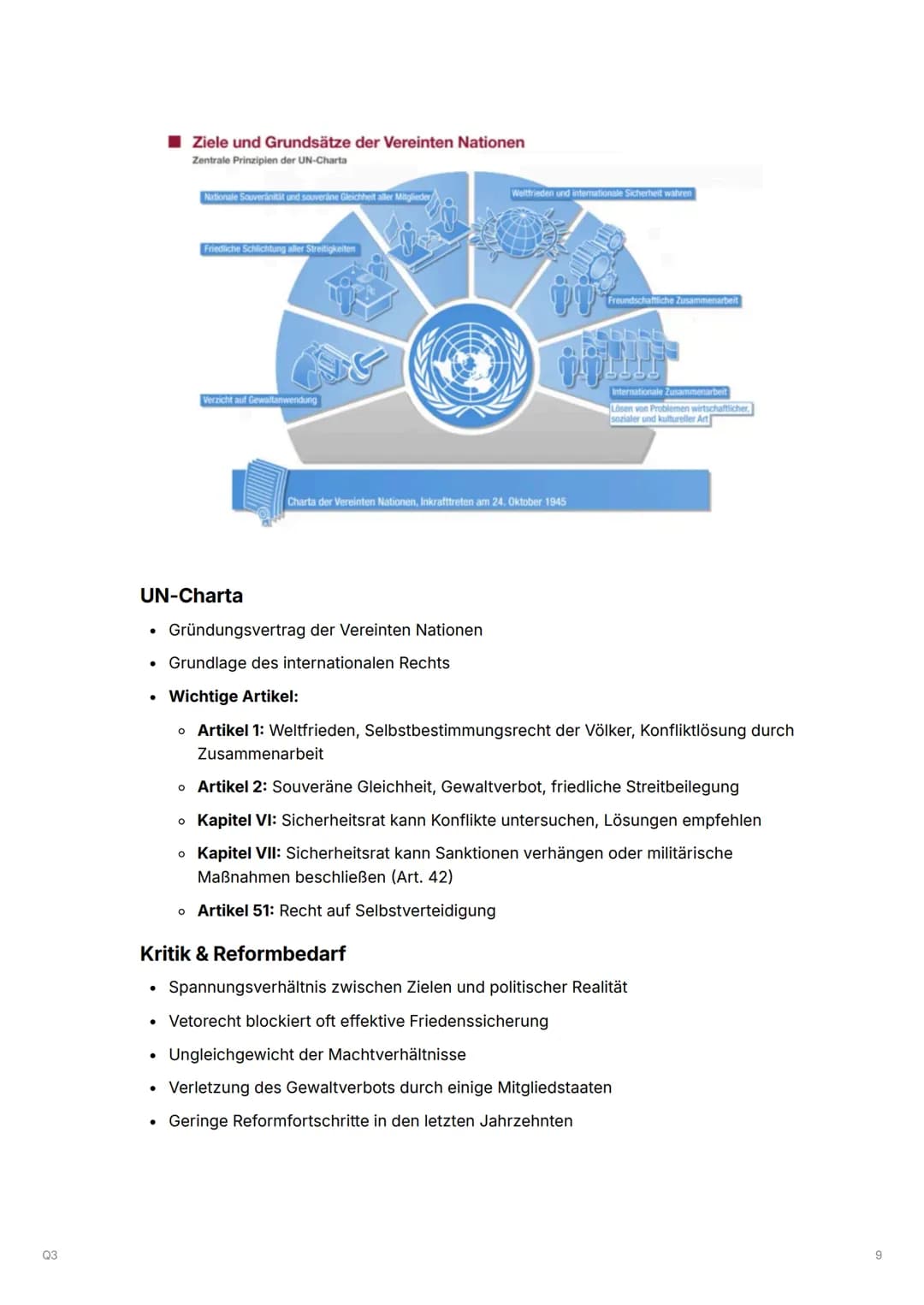 Q3
Q3.1 Internationale Konflikte und Konfliktbearbeitung in einer differenzierten Staatenwelt
▼Analyse eines aktuellen, exemplarischen Konfl