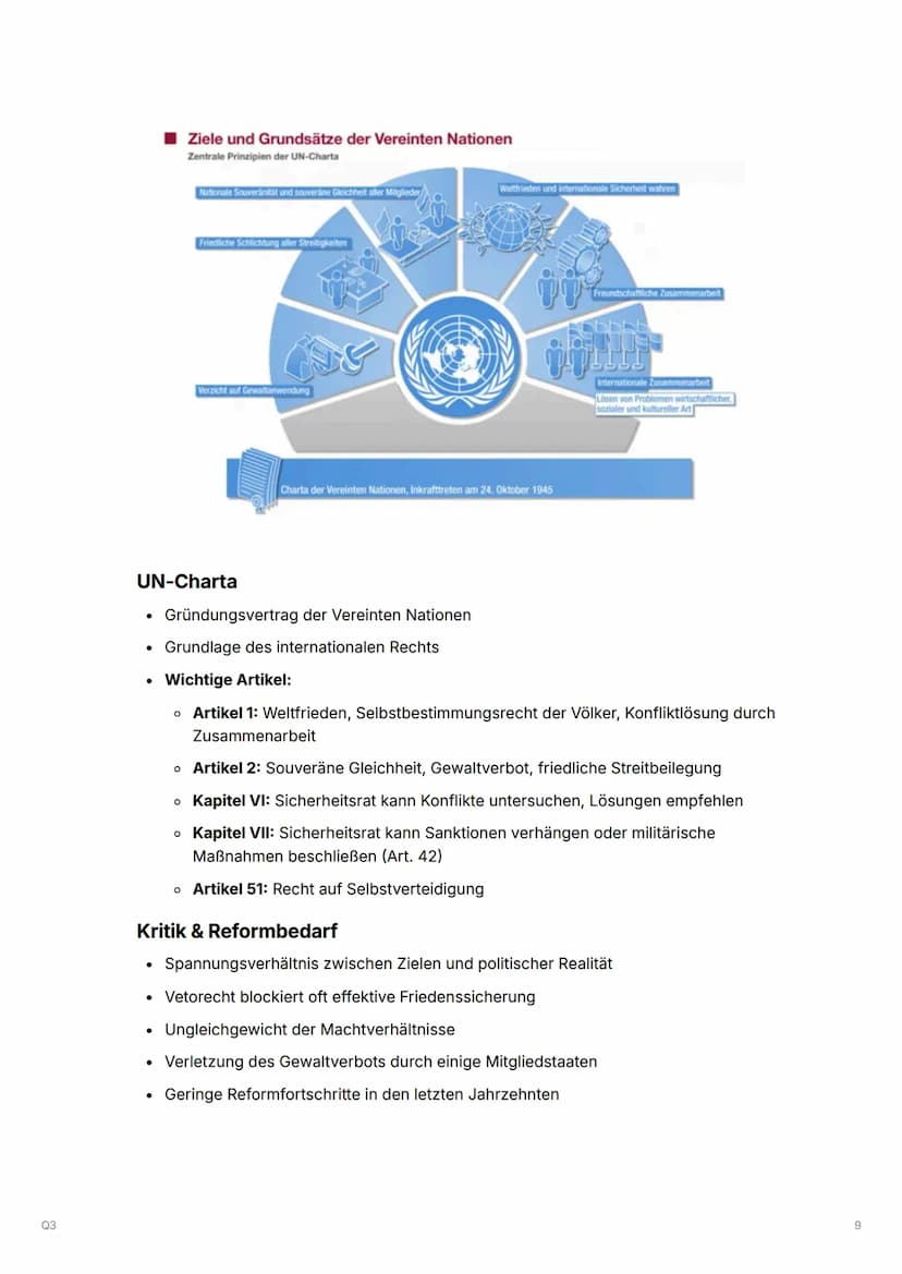 Q3
Q3.1 Internationale Konflikte und Konfliktbearbeitung in einer differenzierten Staatenwelt
▼Analyse eines aktuellen, exemplarischen Konfl