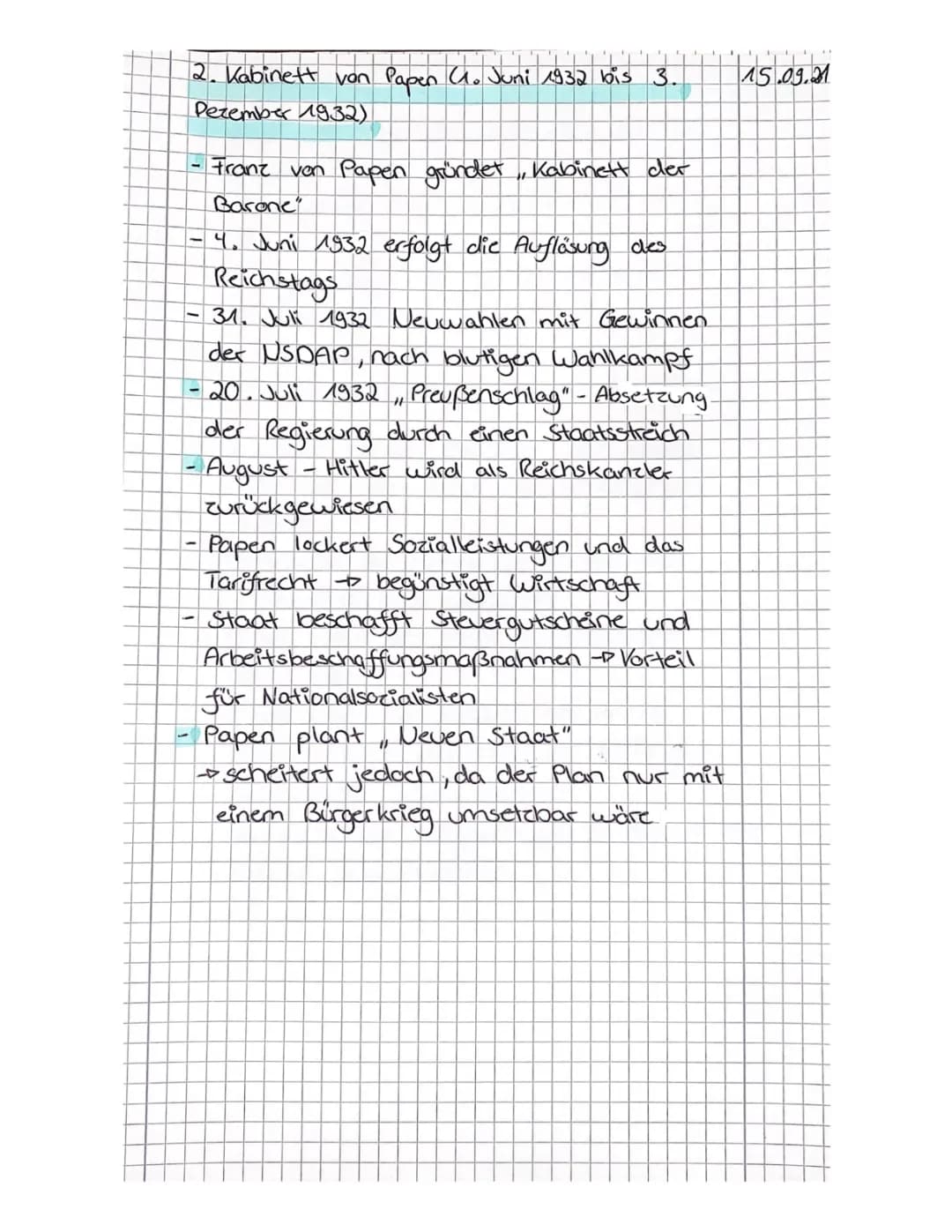 2.Kabinett von Papen