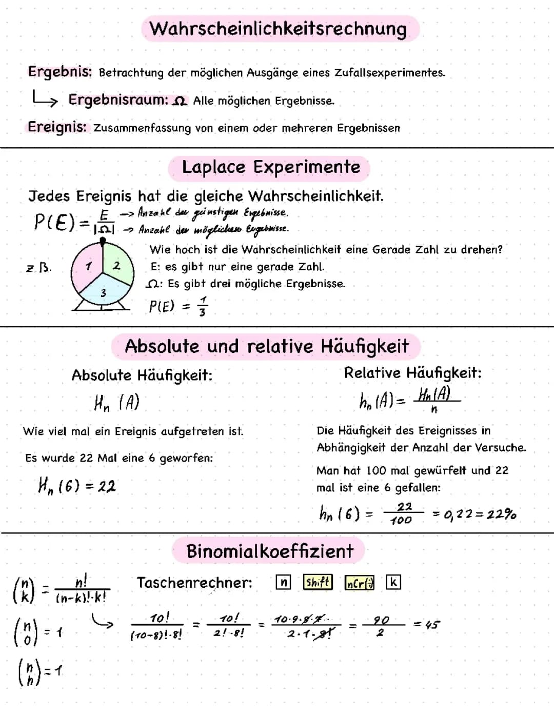 Stochastik und Analytische Geometrie für dein Abitur: Zusammenfassung & Lernzettel PDF