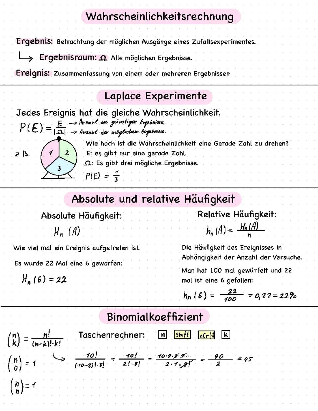 Stochastik und Analytische Geometrie für dein Abitur: Zusammenfassung & Lernzettel PDF