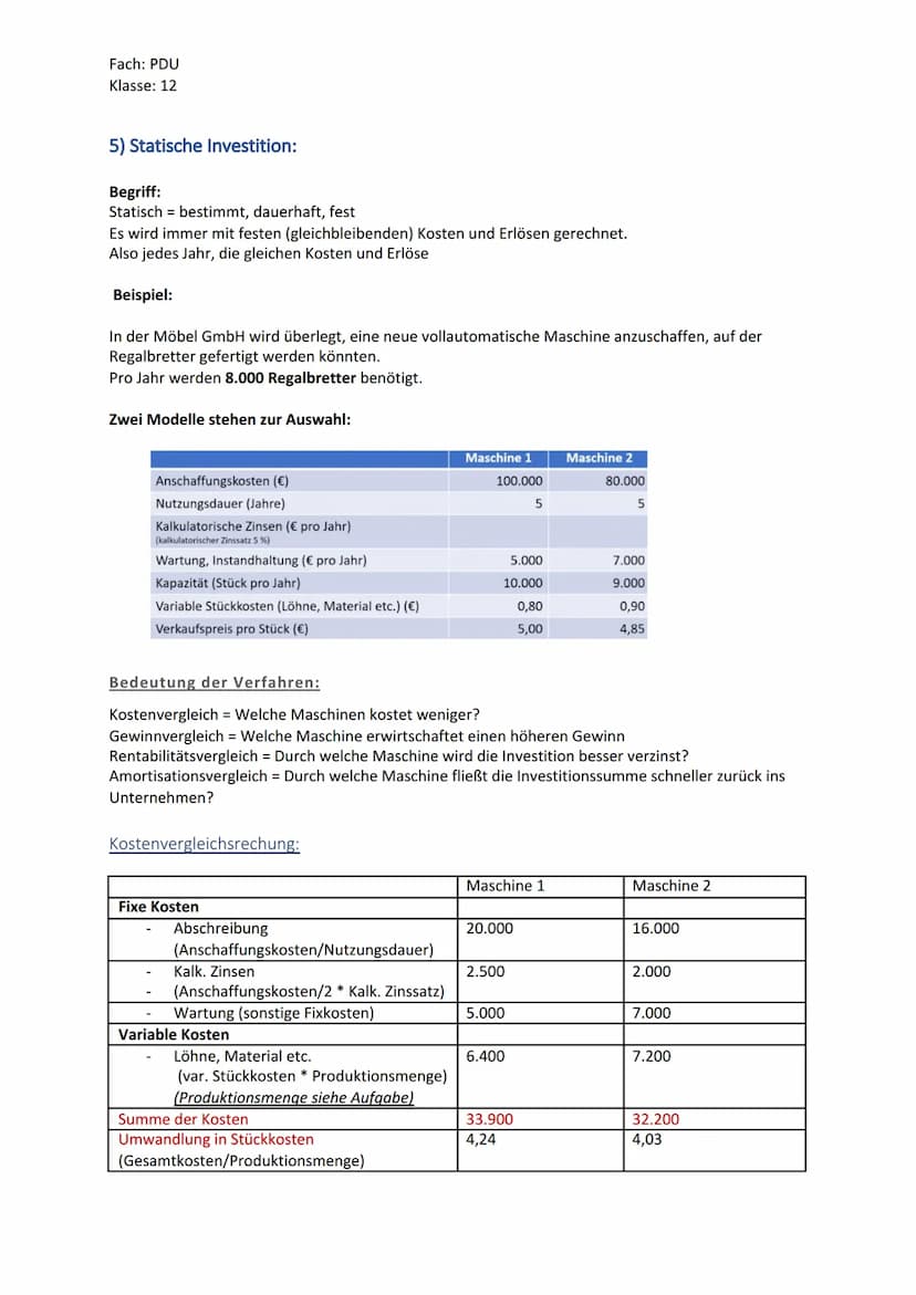 Fach: PDU
Klasse: 12
PDU Lernzettel zur Klausur
1) Finanzierung:
Begriff:
Die Passivseite der Bilanz gibt Auskunft über die Finanzierung des