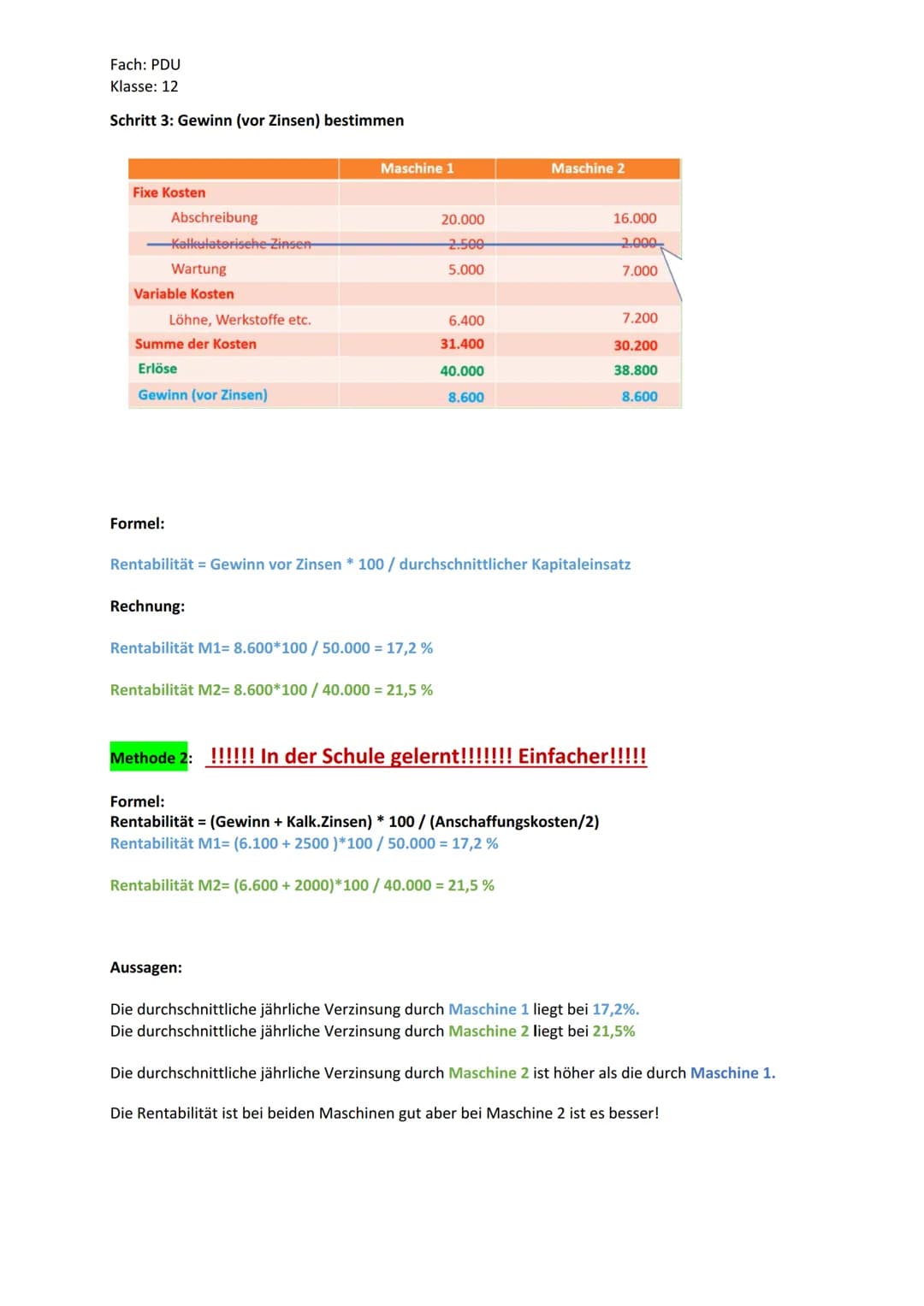 Fach: PDU
Klasse: 12
PDU Lernzettel zur Klausur
1) Finanzierung:
Begriff:
Die Passivseite der Bilanz gibt Auskunft über die Finanzierung des