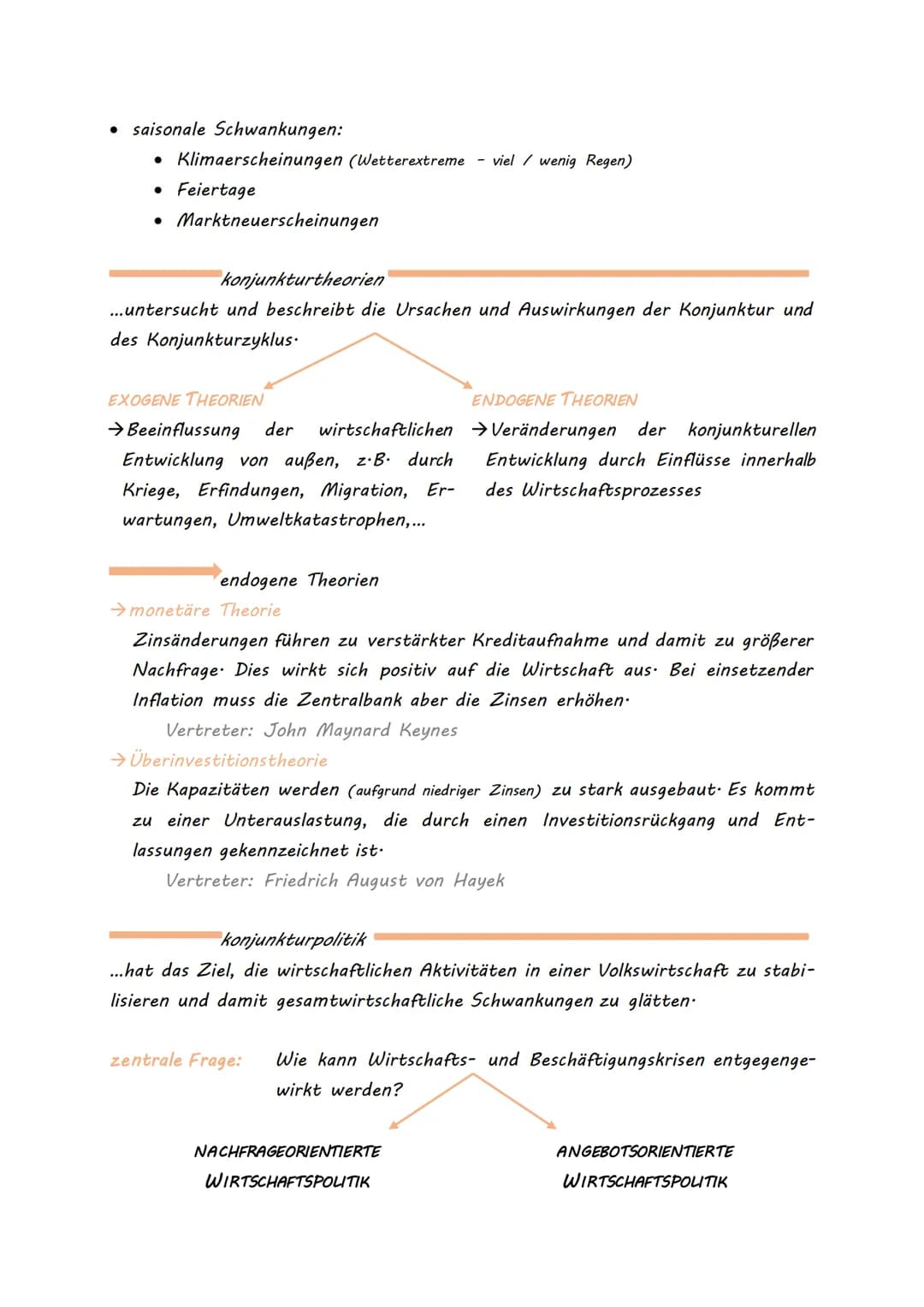KONJUNKTUR
= zyklische Schwankungen der Kapazitätsauslastung einer Volkswirtschaft. Gemes-
sen wird die Konjunktur durch den Auslastungsgrad