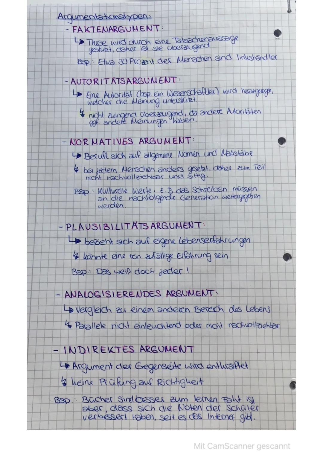 Argumentationstypen:
- FAKTENARGUMENT:
Those wird durch eine Tabachenaussage
gestützt, daher ist sie überzeugend
Bop. Etwa 30 Prozent der Me
