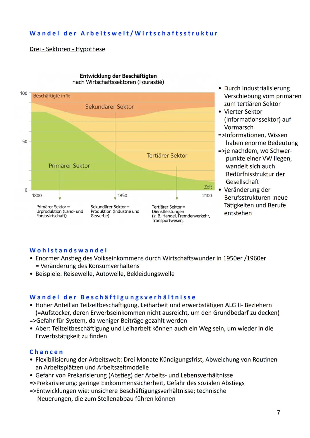 Sozialer Wandel
• Auch Kulturwandel = prinzipiell unvorhersehbaren Veränderungen, die Gesellschaft in
ihrer sozialen und kulturellen Struktu