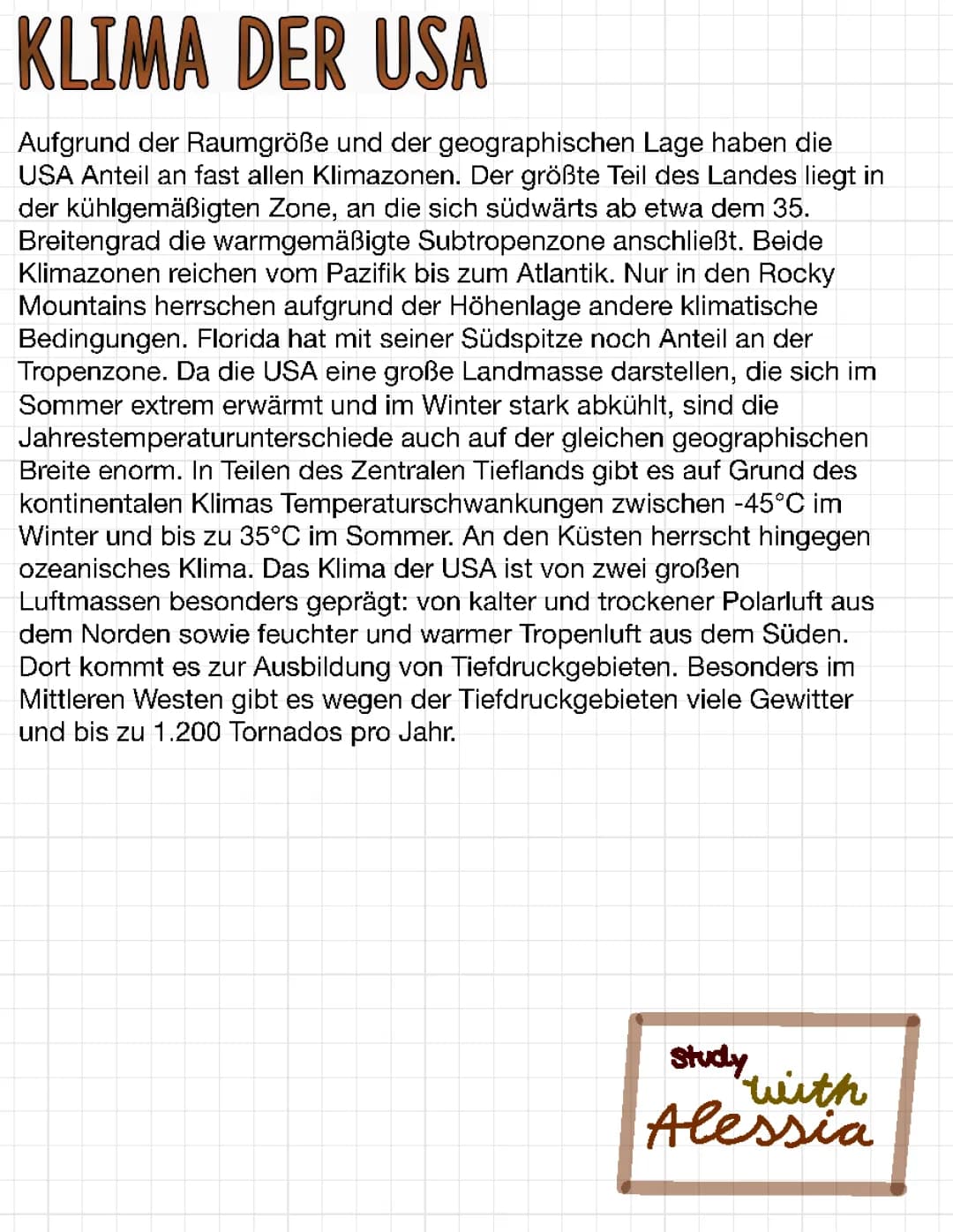 Klimazonen und Wetter in der USA – Einfach erklärt