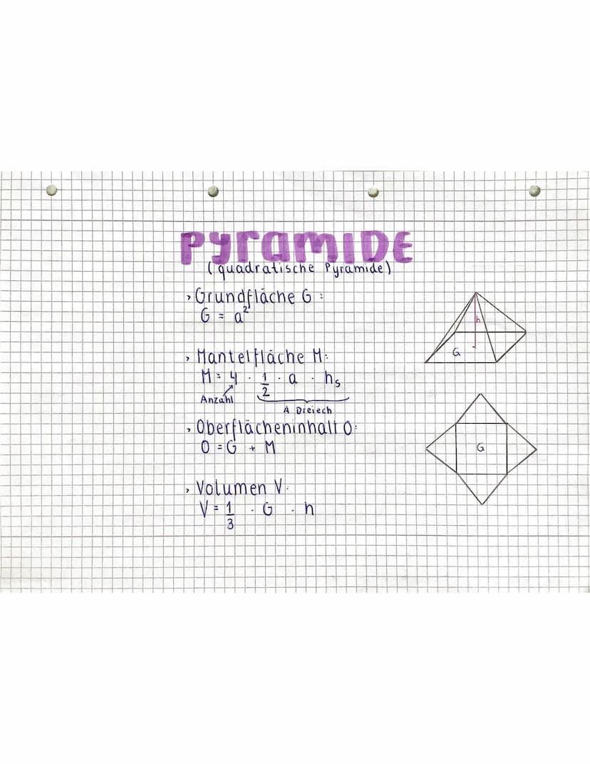 >flächeninhalt A
2
A₂ = π n
>Umfang u
U₂= 2 πTr
= d
LE
ㅍ
d
Radius
d= Durchmesser
> Grundfläche G
• Mantelfläche M.
Y
> Oberflächeninhalt o
1