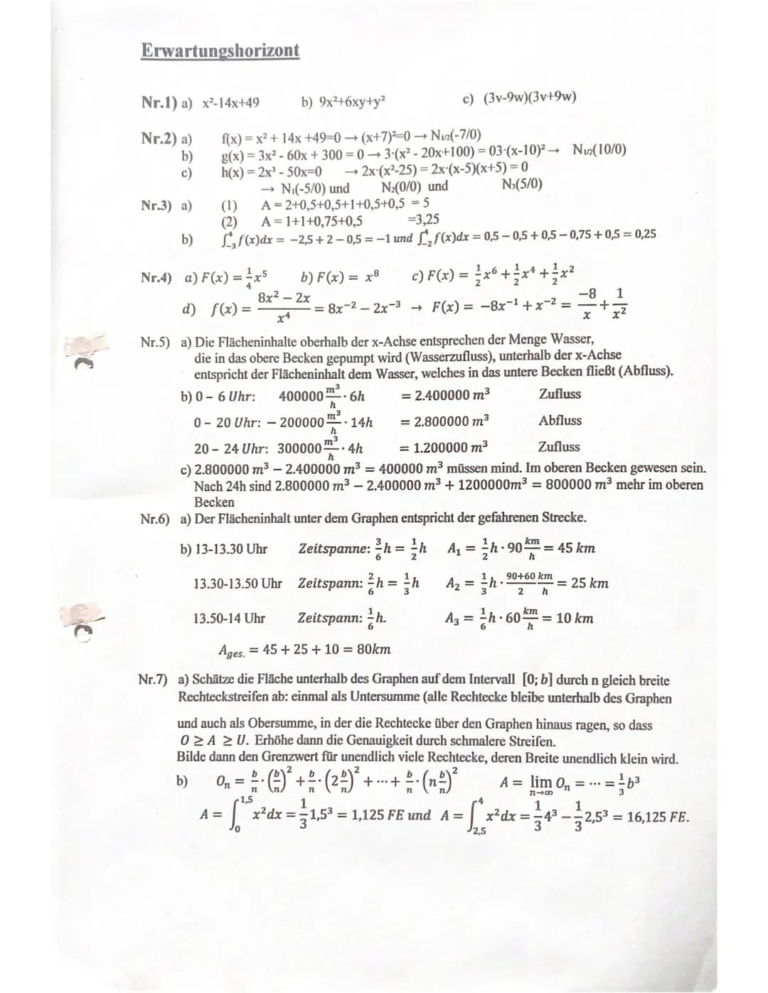 Name:
Jill
Jahrgang Q2
GK3
Aufgabe Nr.1)
i) (x-7)² =
a)
-2
Mathematik
Klausur Nr.1
Zugelassene Hilfsmittel: Graphikfähiger Taschenrechner (G