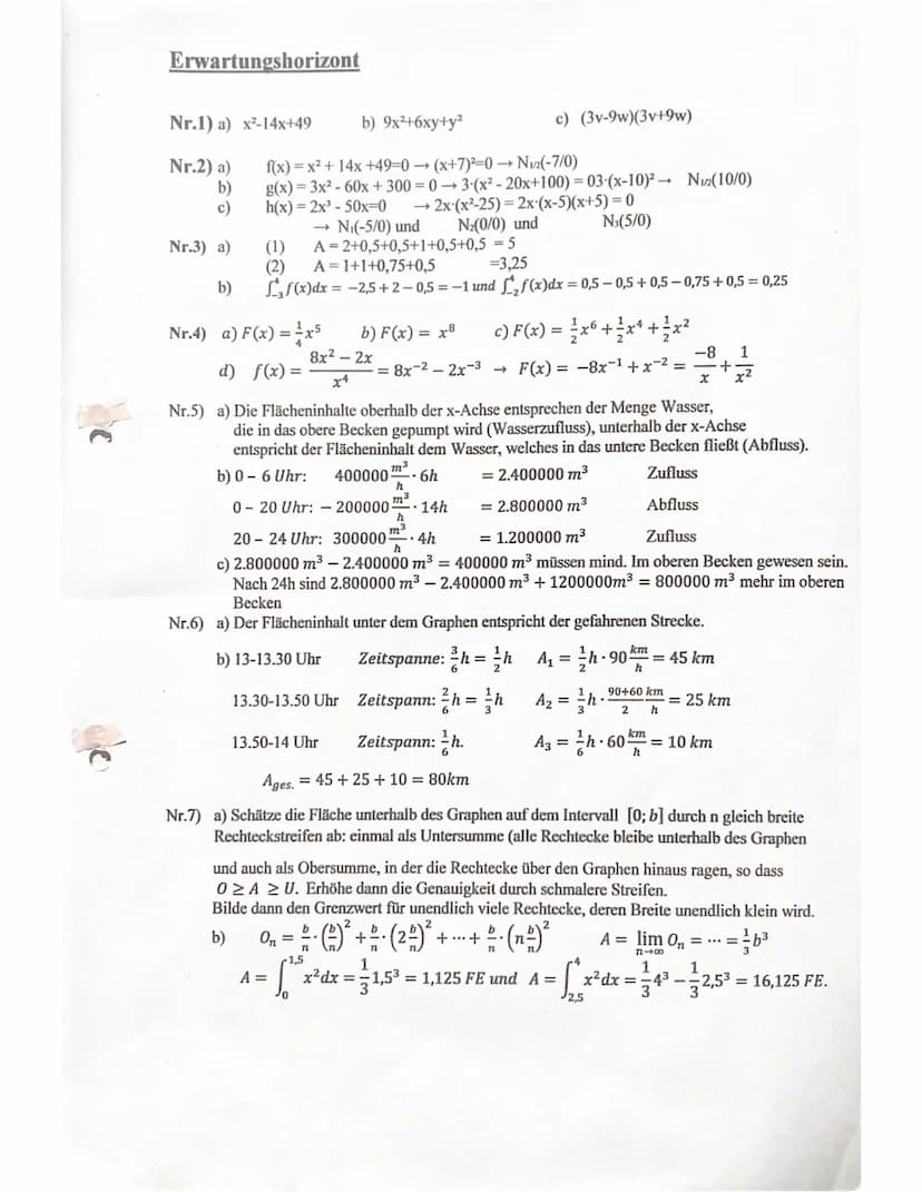 Name:
Jill
Jahrgang Q2
GK3
Aufgabe Nr.1)
i) (x-7)² =
a)
-2
Mathematik
Klausur Nr.1
Zugelassene Hilfsmittel: Graphikfähiger Taschenrechner (G