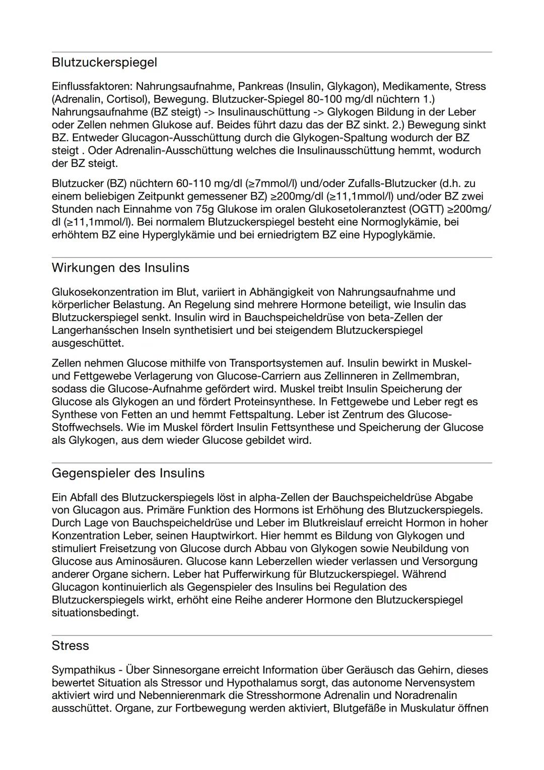 # Gesundheit und Pflege Klausur

# Nr.3

# Hormonsystem

Hormone sind Botenstoffe des Körpers, die Informationen zwischen
verschiedenen Orga