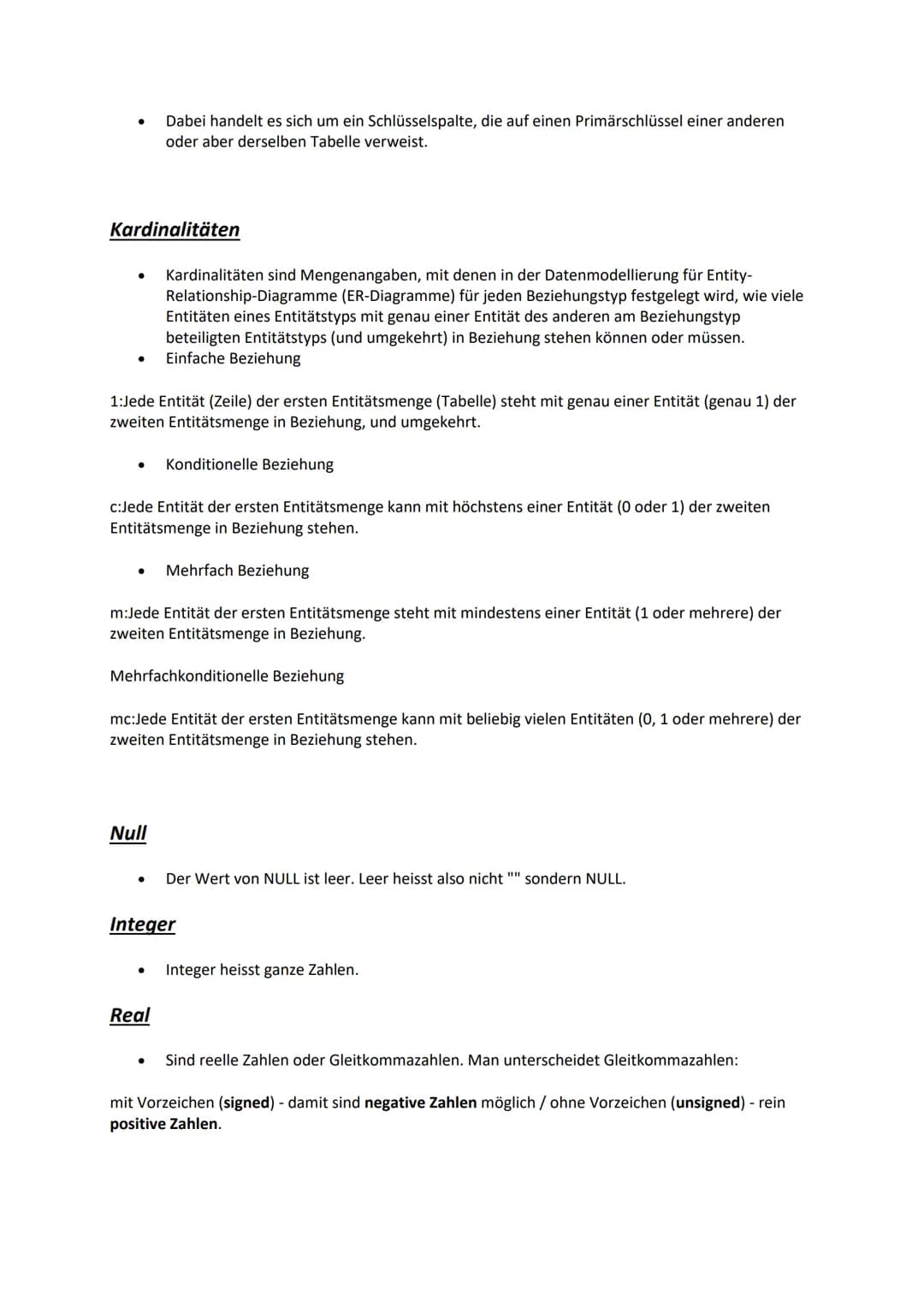 1:1 Beziehung in relationalen Datenbanken
In einer "Eins-zu-Eins" -Beziehung in einer relationalen Datenbank wird jeder Datensatz in Tabelle