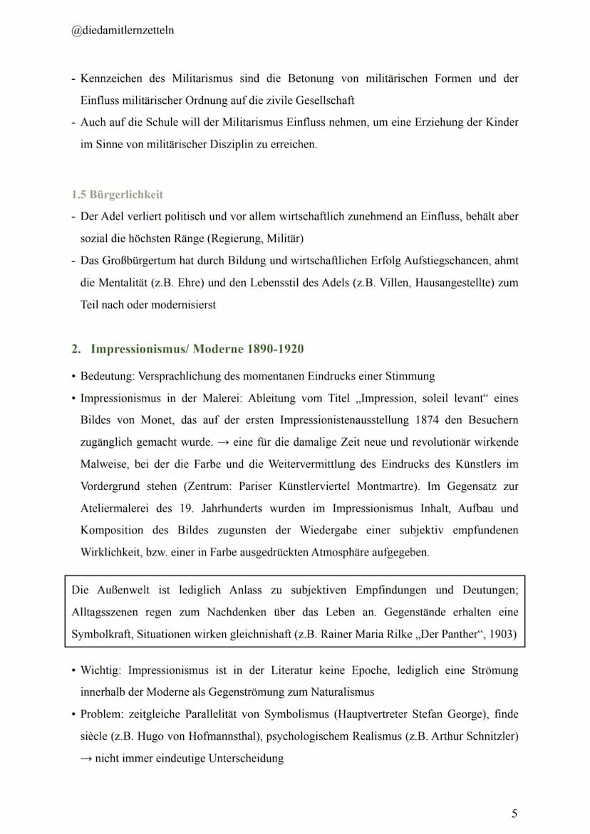 @diedamitlernzetteln
3. Romantik
3.1 Definition
3.2 Historische Hintergründe der Romantik
4. Weimarer Klassik
5. Aufklärung
6. Sturm und Dra