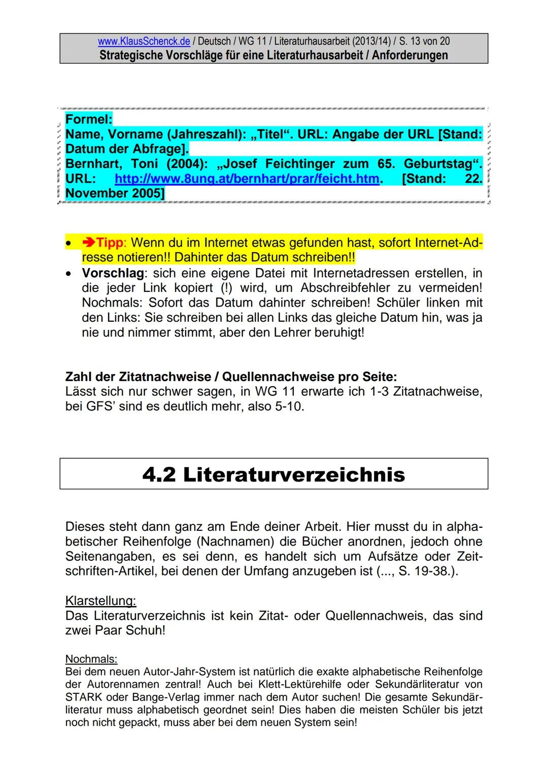 www.KlausSchenck.de / Deutsch / Literatur / Dürrenmatt: „Besuch d. alten Dame" / S. 5 von 30
Sophia Ködel: Literaturhausarbeit (WG 11) (Diog
