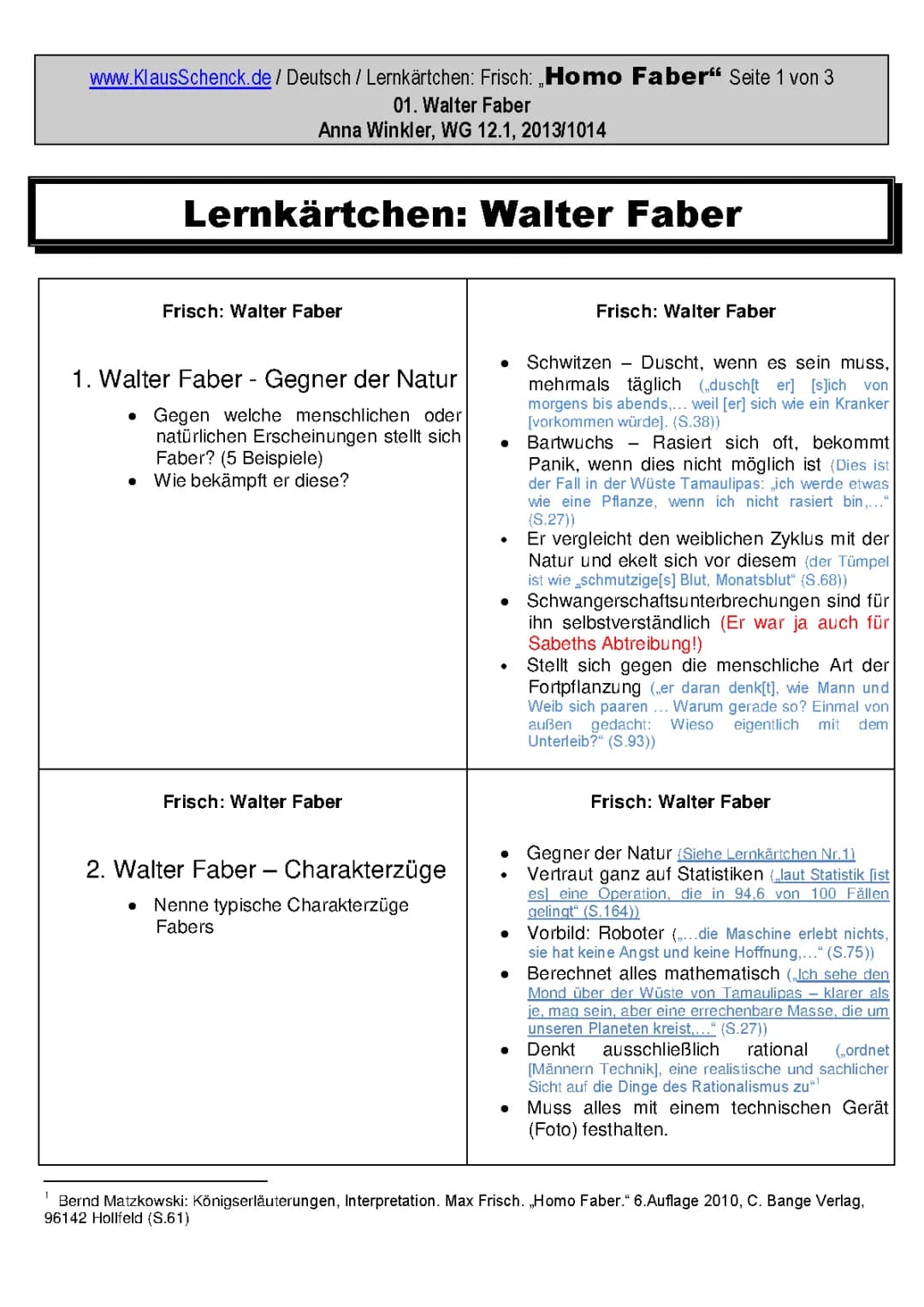 Homo Faber Zusammenfassung: Alles über Walter Faber, Charaktere und Bedeutung