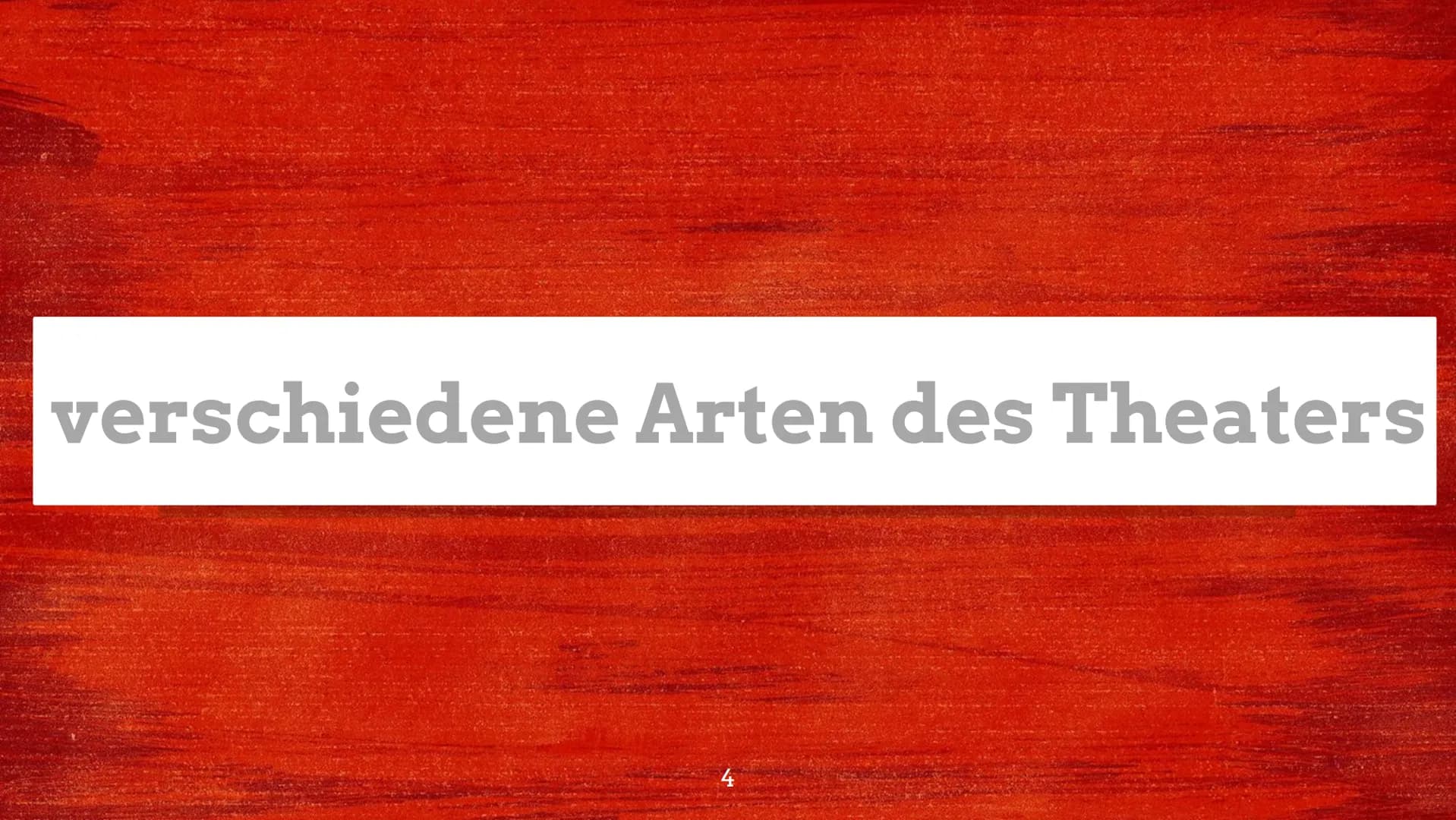Denise Berger
Lk Deutsch
Fr. Steppat
Gliederung:
1. Drama
2. verschiedene Arten d. Theaters
Das Theater - die kulturelle Entwicklung zur Ein