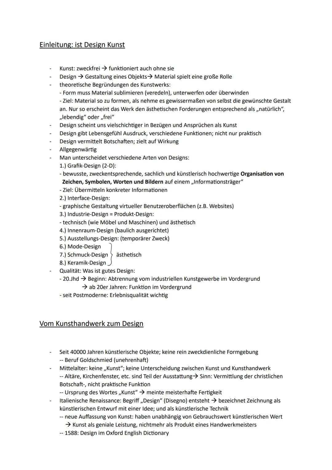 Möglichkeiten und Grenzen einer Design-Analyse
Design = funktionsorientierte Formgebung von industriell hergestellten Gebrauchsgegenständen
