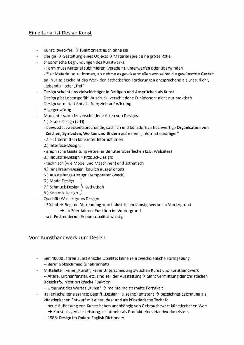 Möglichkeiten und Grenzen einer Design-Analyse
Design = funktionsorientierte Formgebung von industriell hergestellten Gebrauchsgegenständen

