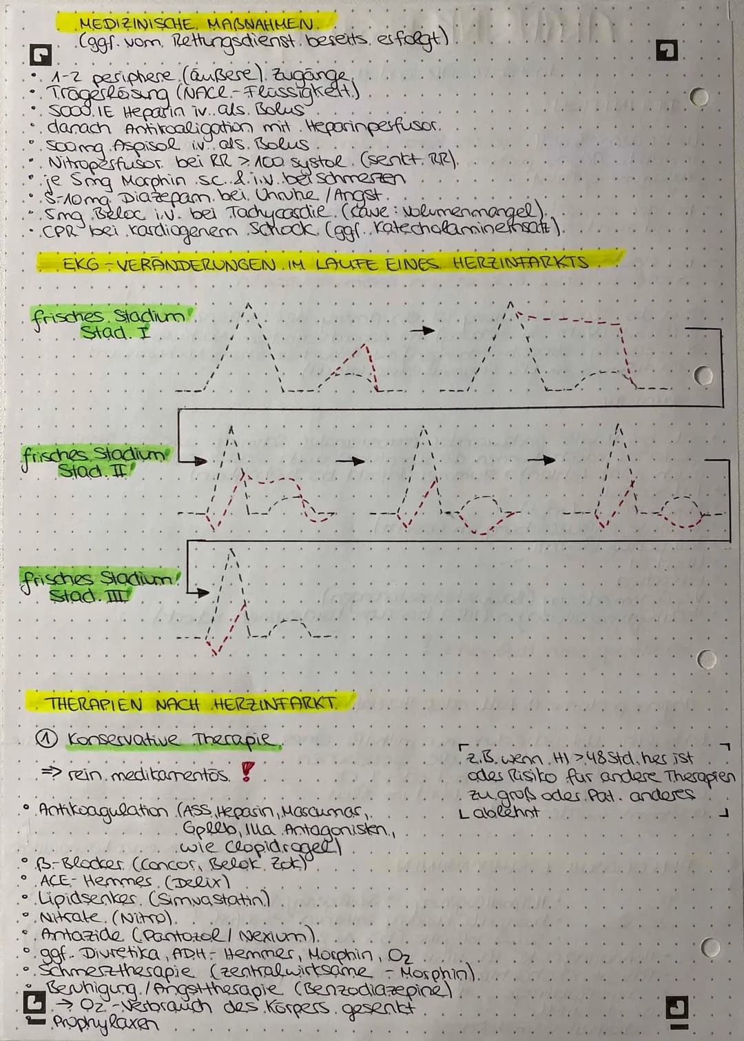 G
Akutes Koronarsyndrom
= instabile AP und Herzinfarkt 21
DEFINITION::
Unter dem Begriff akutes Koronassyndrom (AKS) werden die
instabile. A