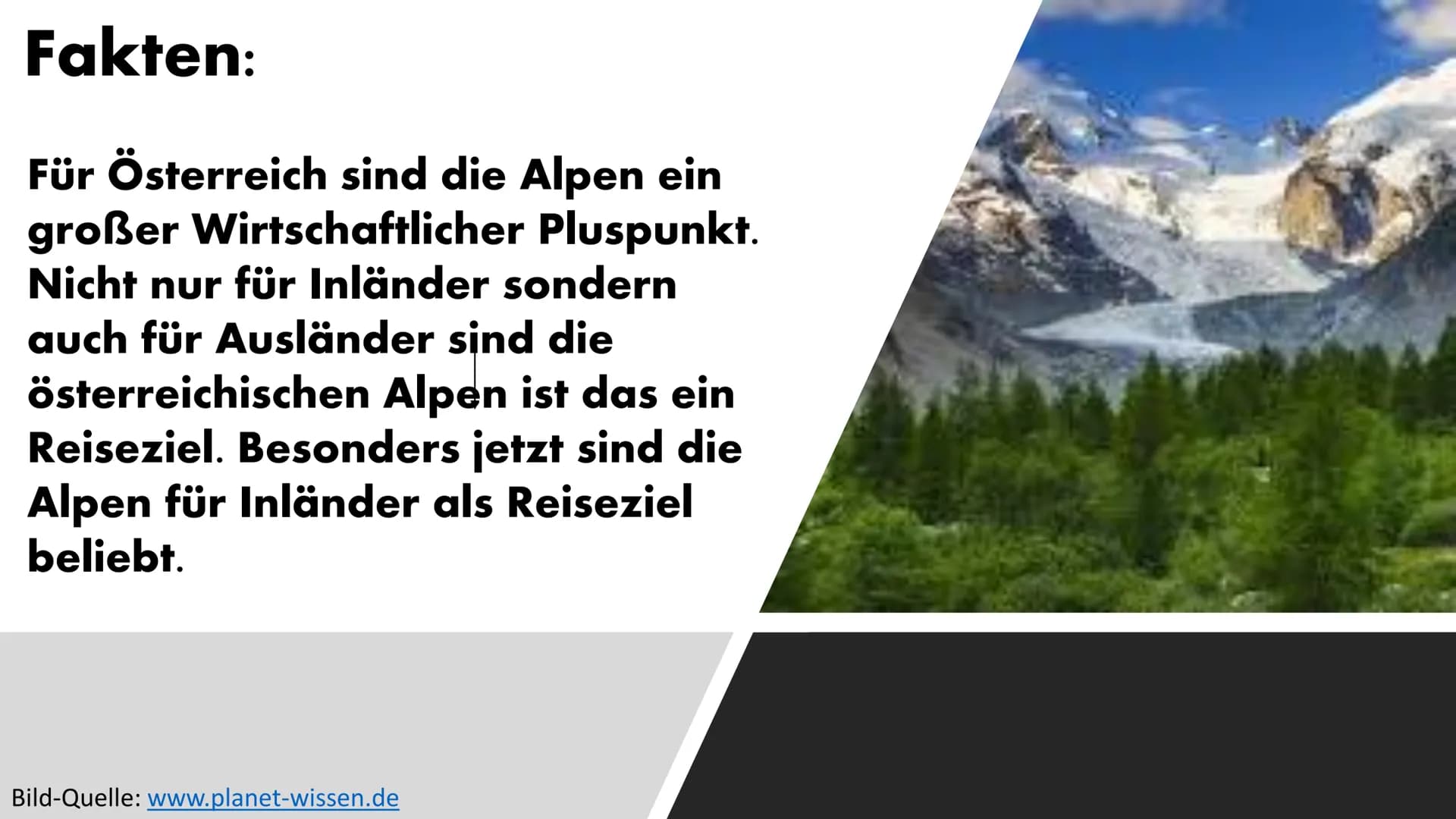 Die Alpen
Bild-Quelle: www.planet-wissen.de Standorte: Frankreich,
Monaco
Italien
Schweiz
Bild-Quelle: www.planet-wissen.de
Liechtenstein
De