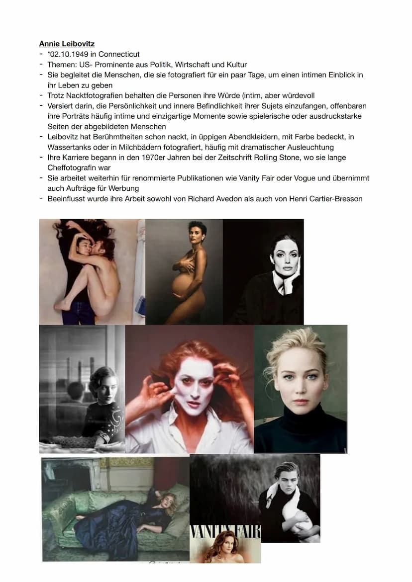 Q2.1 Ausdrucksmöglichkeiten von Fotografie - Hinterfragung der Wirklichkeit
Bilderschließung
- charakteristische Bildbeispiele unter Berücks
