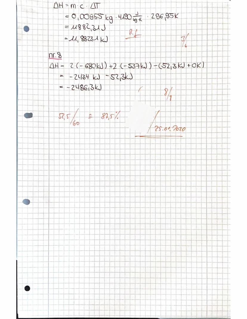 Leistungskurs Chemie
7. Übungsblatt/11.1
Allgemeine Chemie
Thermodynamik I
Aufgabe 1
Aufgabe 2
vorherigen Länge.
(2x3 = 6 Punkte)
In den Ing
