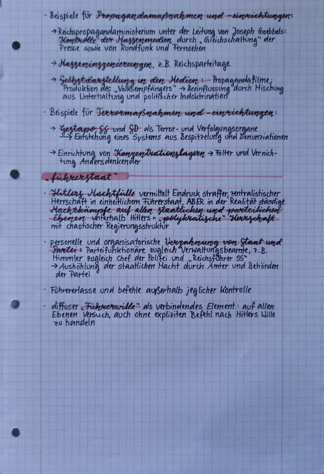 ●
●
- Beispiele für Propagandamaßnahmen und -einrichtungen:
-Reichspropagandaministerium unter der Leitung von Joseph Goebbels:
Hontrolle de