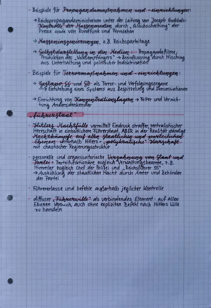 ●
●
- Beispiele für Propagandamaßnahmen und -einrichtungen:
-Reichspropagandaministerium unter der Leitung von Joseph Goebbels:
Hontrolle de