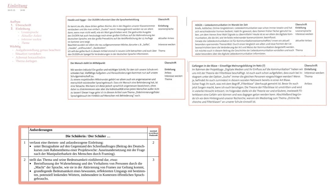 Materialgestütztes Schreiben: Einfach Beispiel PDF, Übungen & Klausur mit Lösung