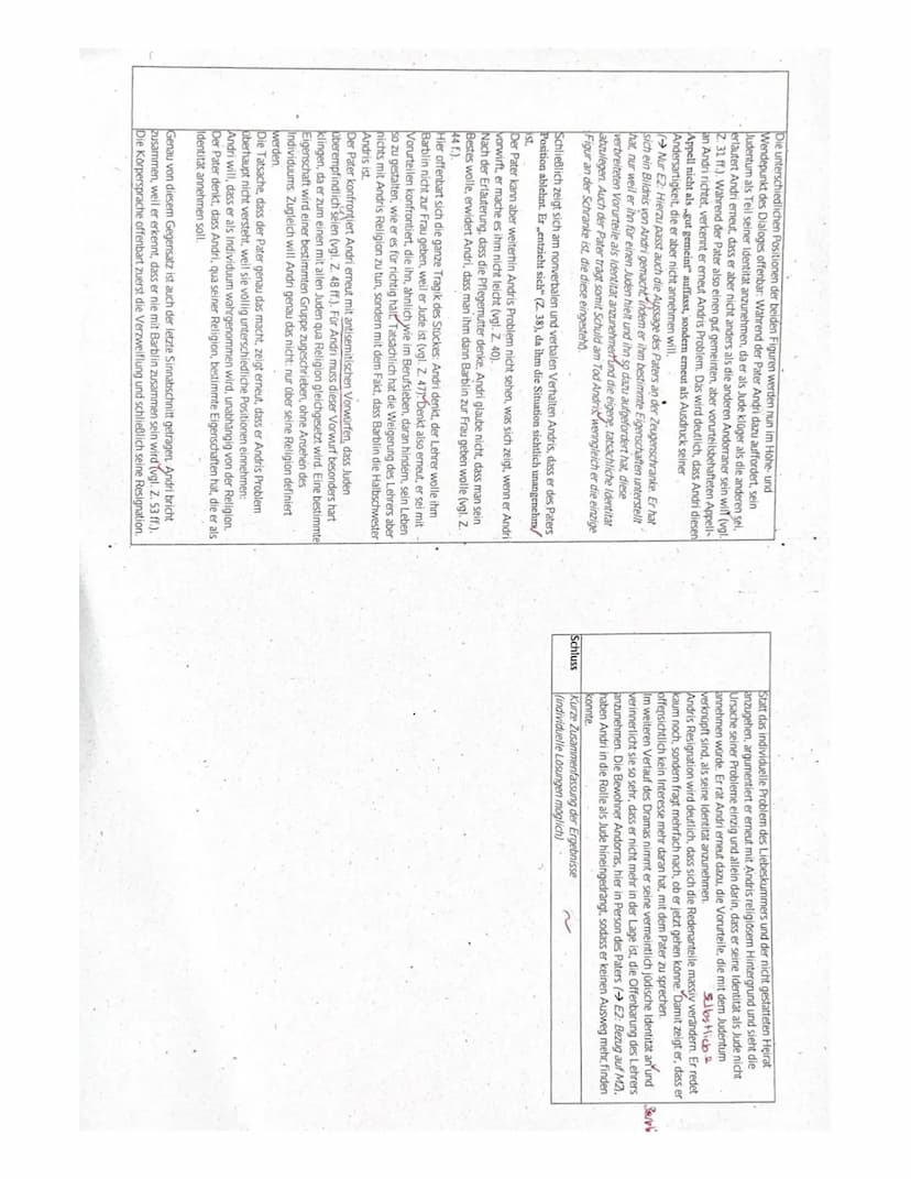 71
72 73 74 75 75
76
4. Klassenarbeit im Fach Deutsch (E2-Kurs)
Thema: Szenenanalyse
Aufgabe:
Analysiere den vorliegenden Auszug (M1, 7. Bil