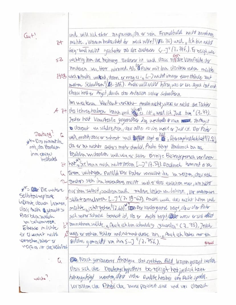 71
72 73 74 75 75
76
4. Klassenarbeit im Fach Deutsch (E2-Kurs)
Thema: Szenenanalyse
Aufgabe:
Analysiere den vorliegenden Auszug (M1, 7. Bil