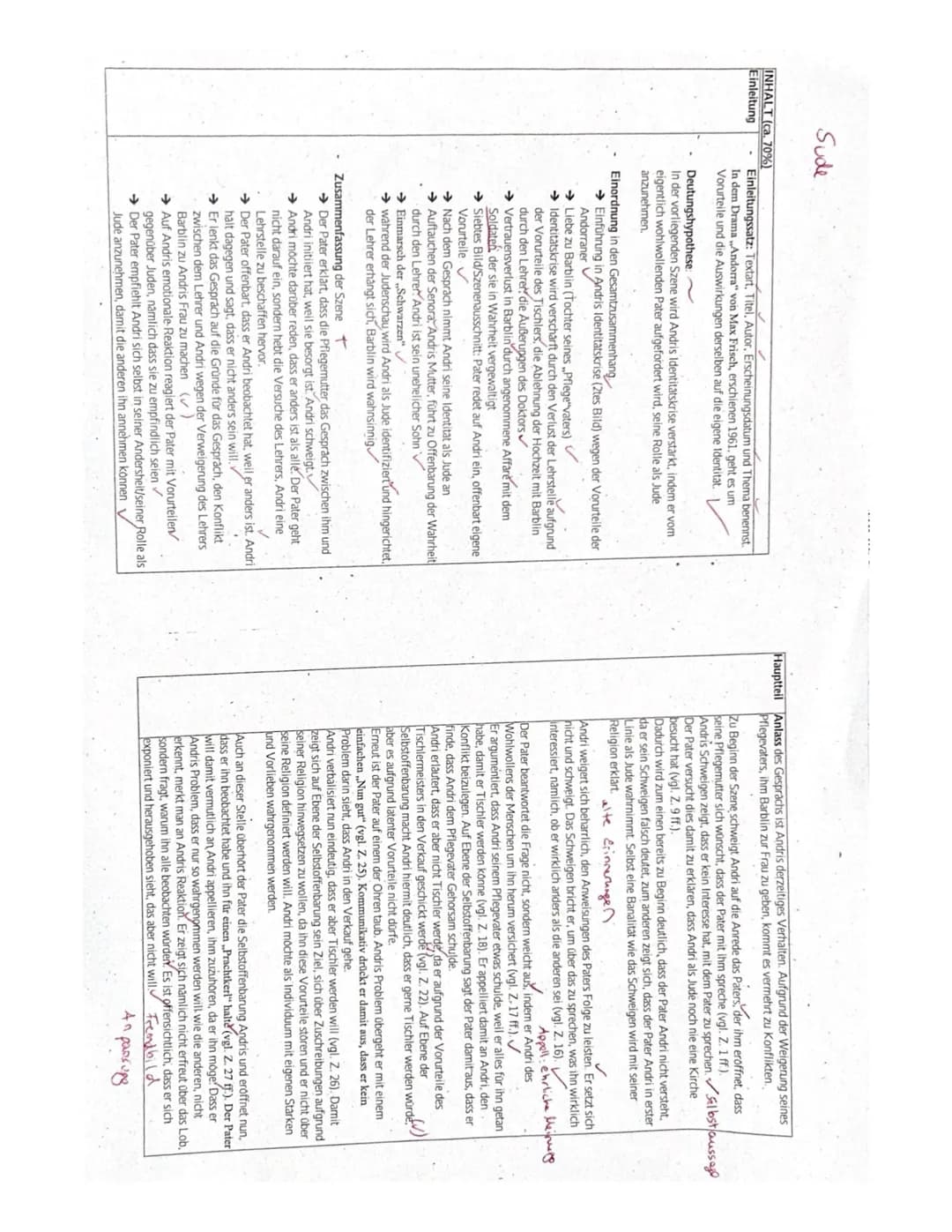 71
72 73 74 75 75
76
4. Klassenarbeit im Fach Deutsch (E2-Kurs)
Thema: Szenenanalyse
Aufgabe:
Analysiere den vorliegenden Auszug (M1, 7. Bil