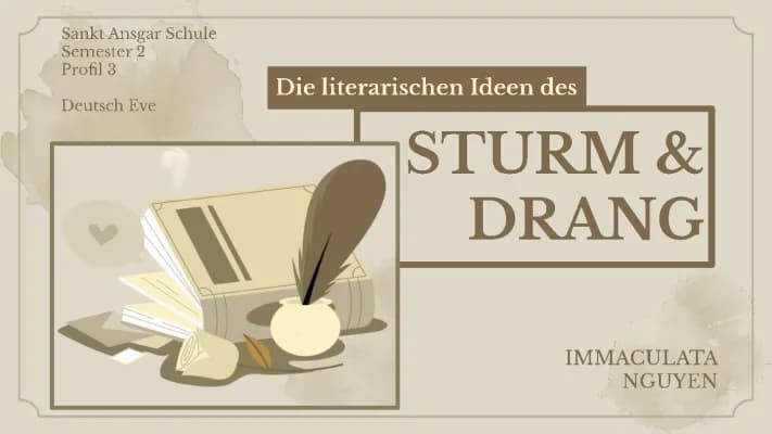 Know Deutsch Ea Präsentation Sturm und Drang, Die Worte des Glaubens - Friedrich Schiller thumbnail