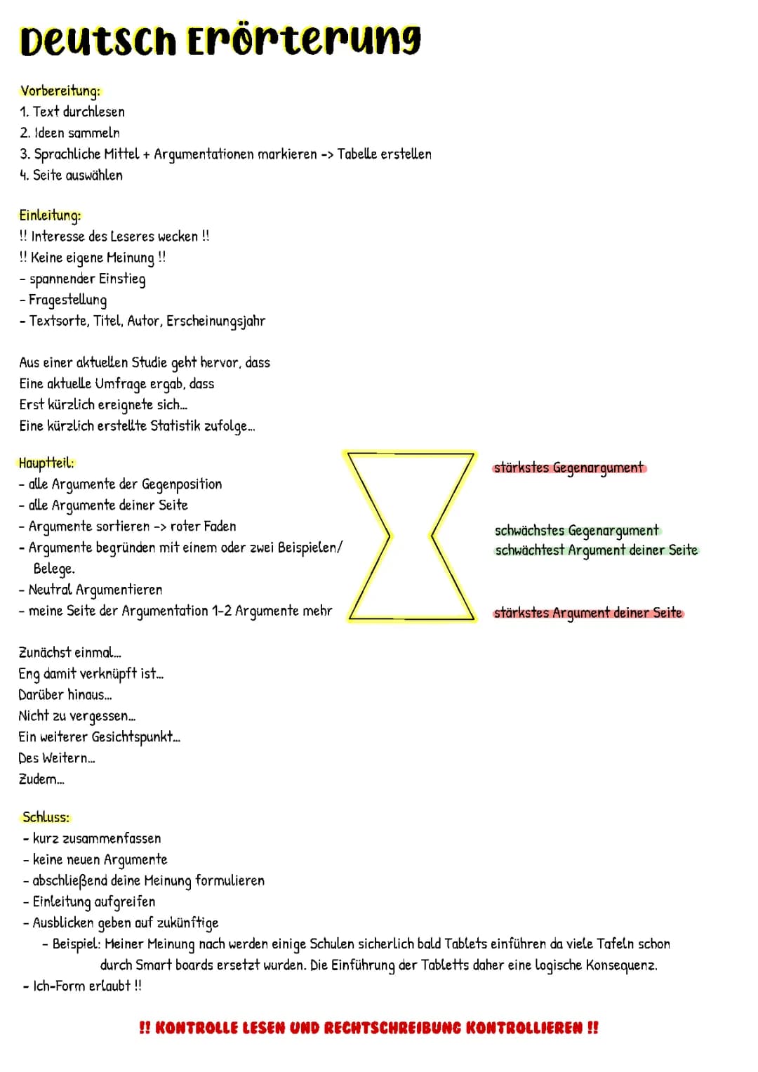 Erörterung 