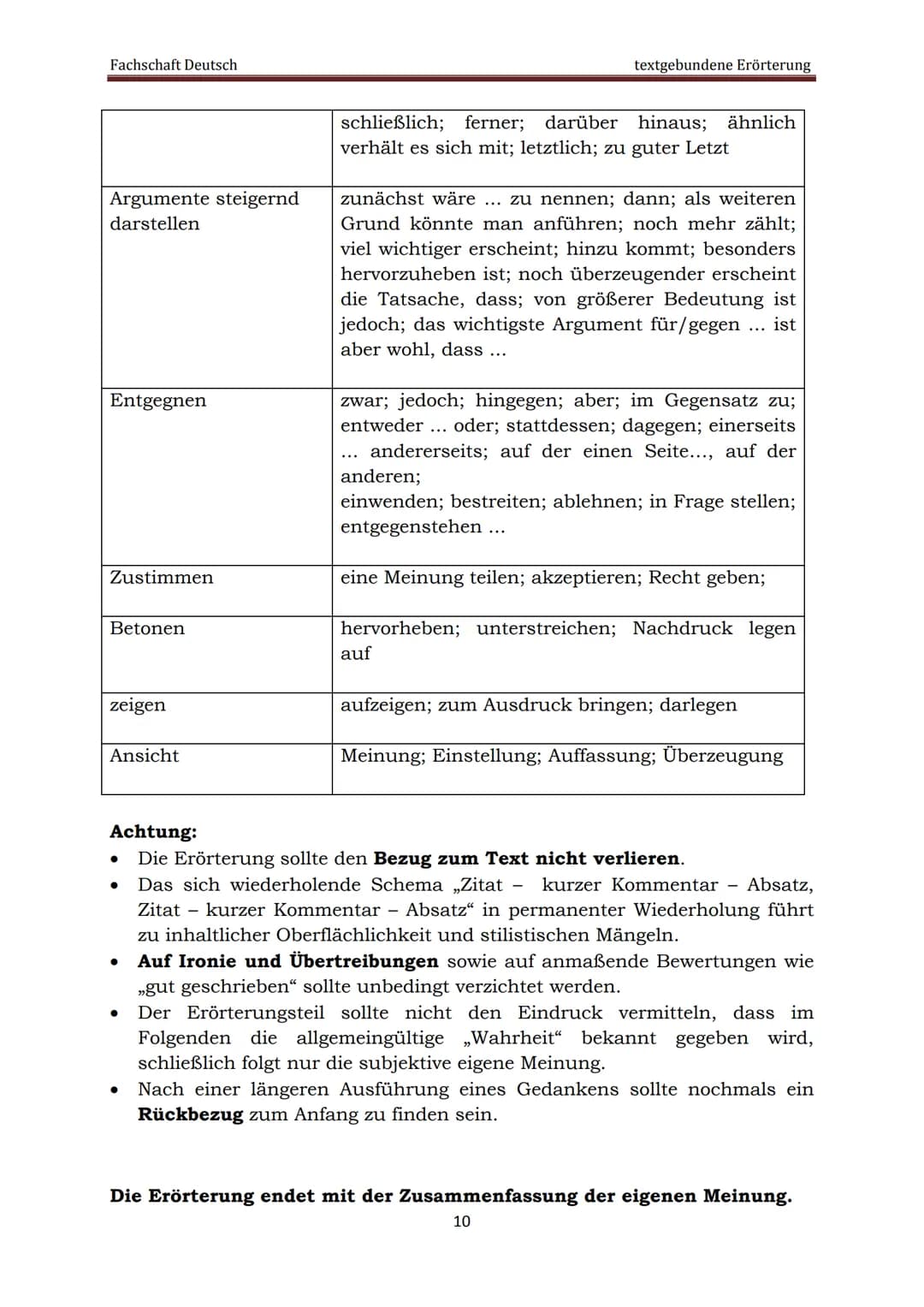Deu
→ Klausur am 24.10
→ deitthema: Sprache in gesellschafts- politischen Verwendungszusammenhängen
→ Aufsatzform: textgebundene Erörterung 