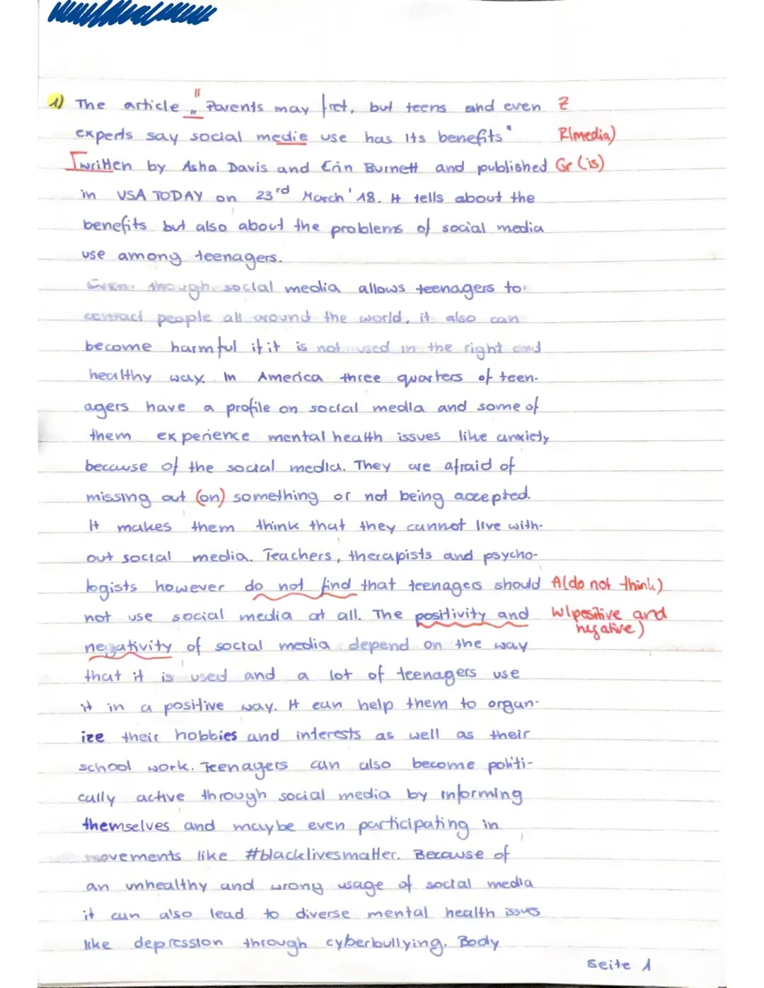 Summary and Comment