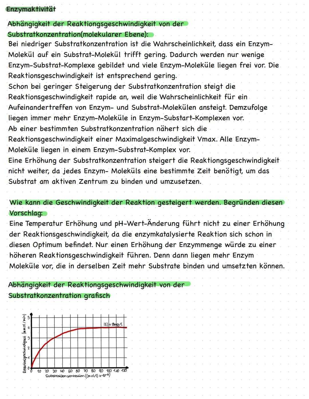 KLAUSURVORBEREITUNG
Struktur einer Aminosäure mit funktionellen Gruppen
Aufbau von Proteinen
Themen:
●
● Enzyme als Biokatalysatoren
Substra