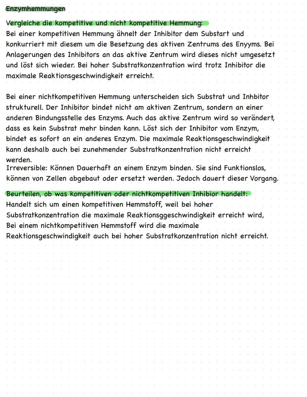 KLAUSURVORBEREITUNG
Struktur einer Aminosäure mit funktionellen Gruppen
Aufbau von Proteinen
Themen:
●
● Enzyme als Biokatalysatoren
Substra