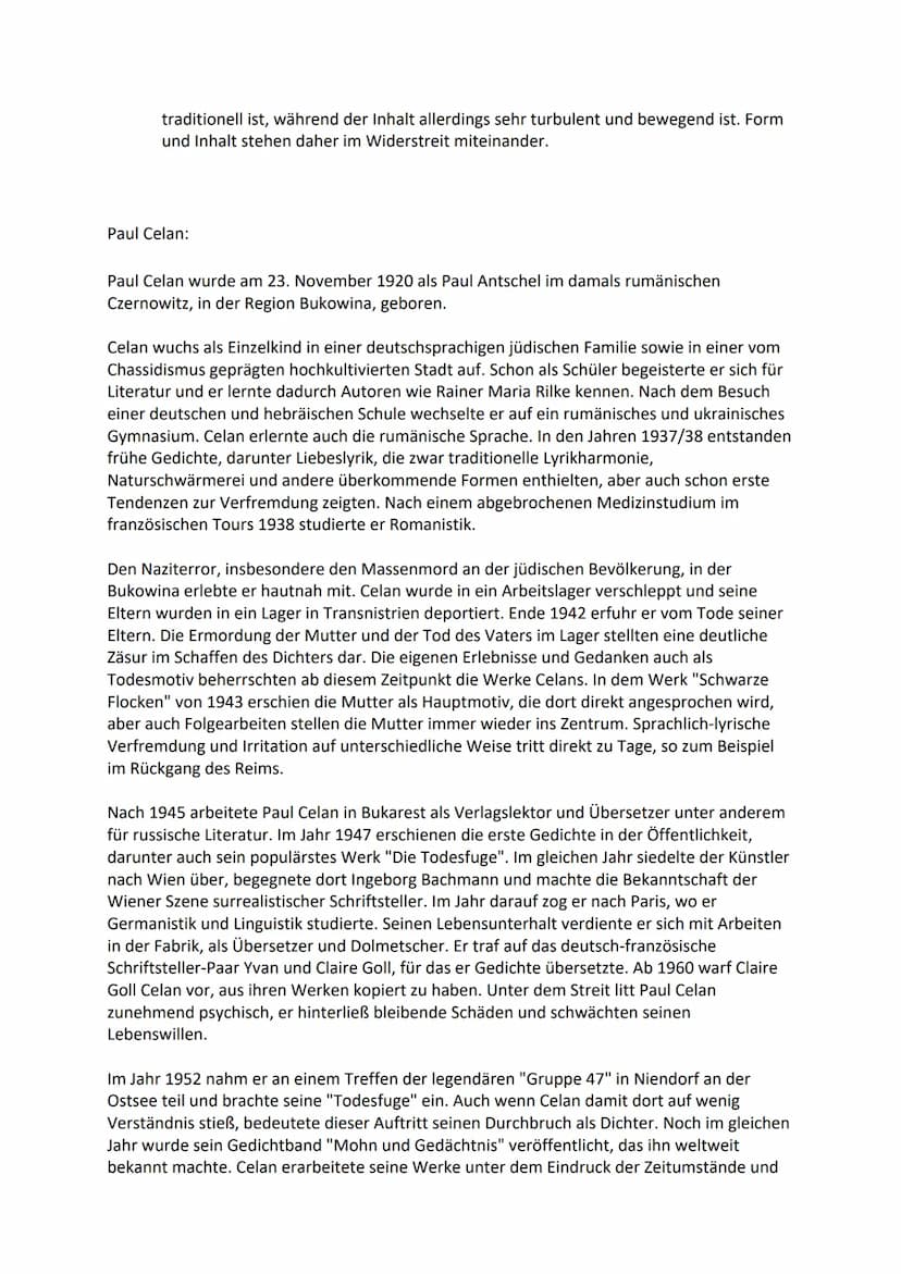 Lyrik Zusammenfassung
Eichendorff:
Biografie
Joseph von Eichendorff war einer der bedeutendsten Dichter und Schriftsteller
der Romantik. Er 