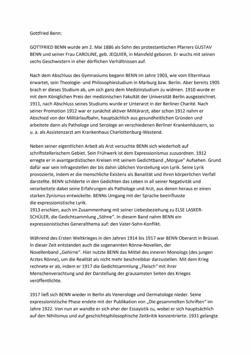 Lyrik Zusammenfassung
Eichendorff:
Biografie
Joseph von Eichendorff war einer der bedeutendsten Dichter und Schriftsteller
der Romantik. Er 