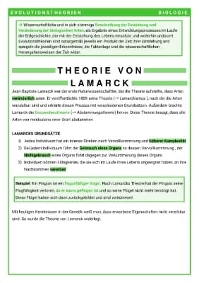 Know Evolutionstheorien (Darwin & Lamarck) thumbnail