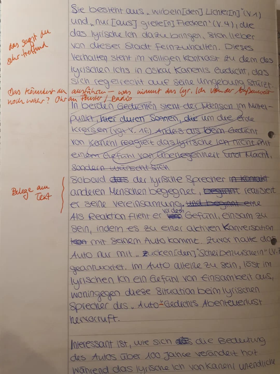 Mit dem Motiv des Autos beschäftigt sich Oskar
Kanehl in seinem Gedicht Auto " (1914). Auch
Nara Bassong greift dieses Thema in ihrem Gedian