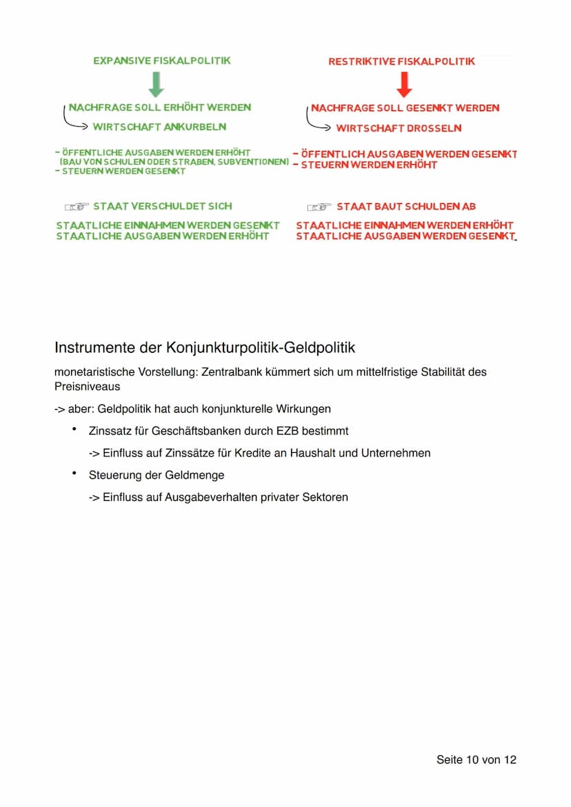 Konjunktur:
-
mit Veränderungen des wirtschaftlichen Wachstums sind wirtschaftliche, soziale,
ökologische und politische Folgen verbunden
ök