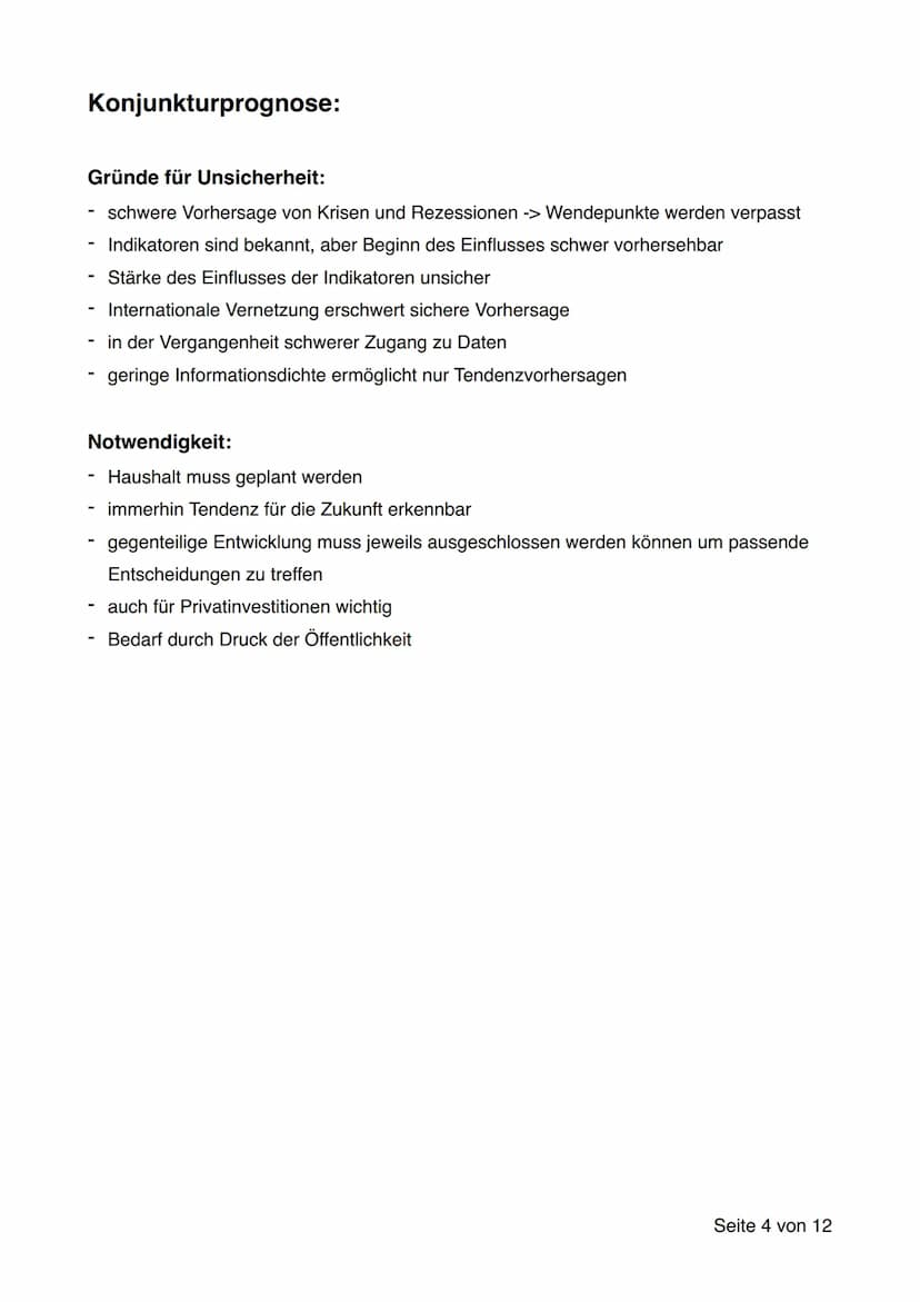 Konjunktur:
-
mit Veränderungen des wirtschaftlichen Wachstums sind wirtschaftliche, soziale,
ökologische und politische Folgen verbunden
ök