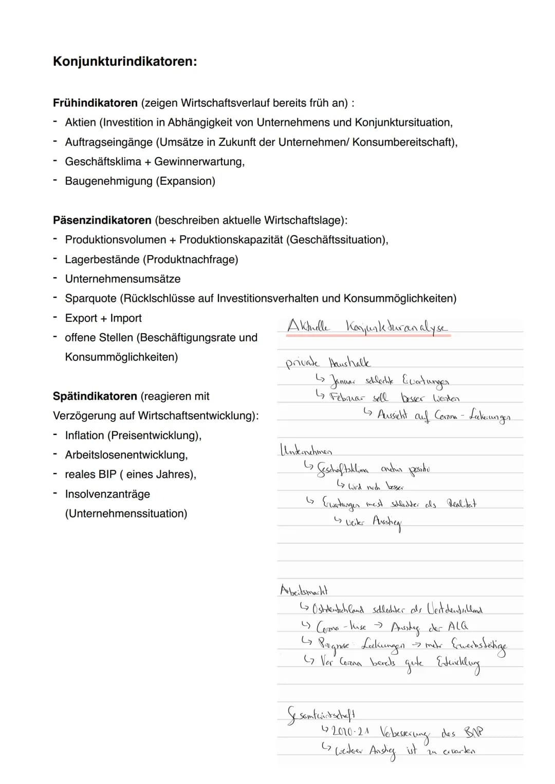 Konjunktur:
-
mit Veränderungen des wirtschaftlichen Wachstums sind wirtschaftliche, soziale,
ökologische und politische Folgen verbunden
ök