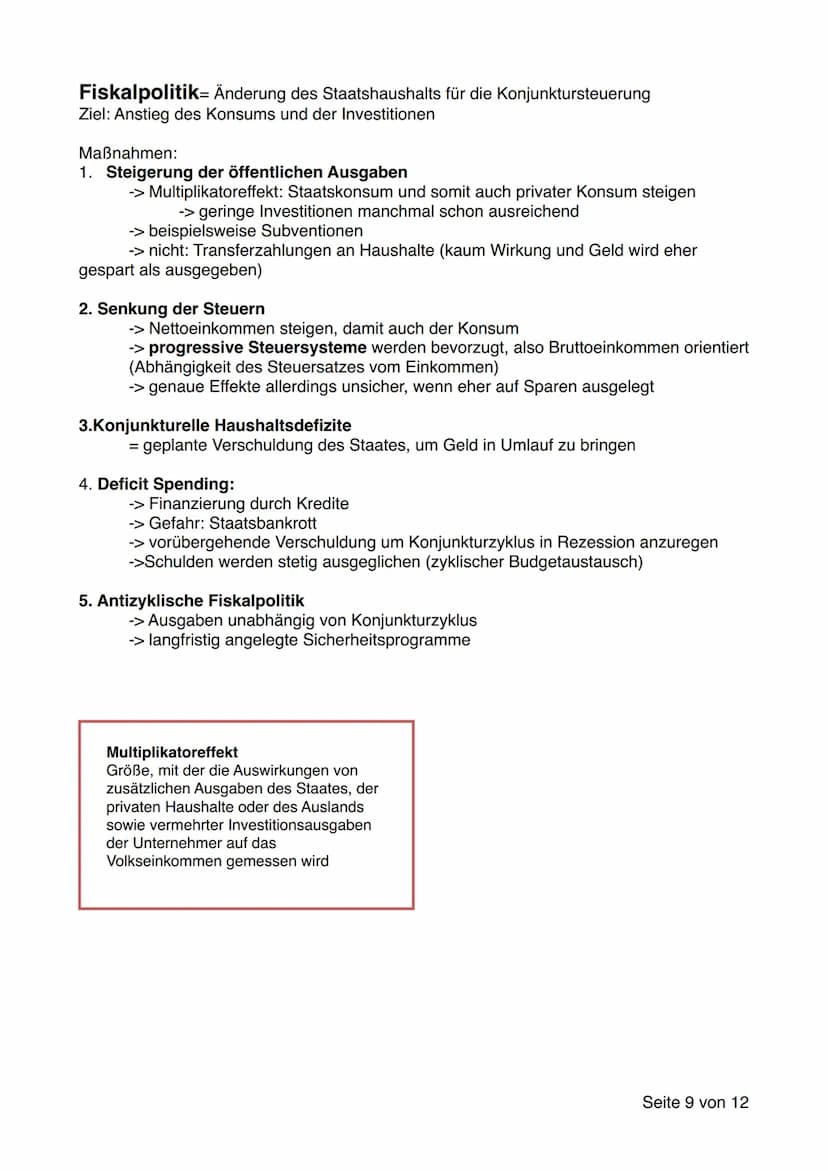 Konjunktur:
-
mit Veränderungen des wirtschaftlichen Wachstums sind wirtschaftliche, soziale,
ökologische und politische Folgen verbunden
ök