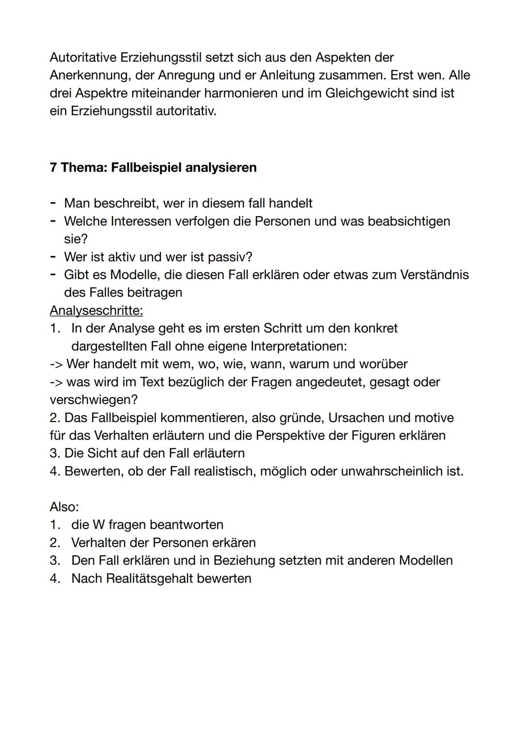 Pädagogik Lernzettel

1. Thema: Die 5 Säulen der Erziehung

- Eine entwicklungsfördernde Erziehung beinhaltet mehrere Aspekte
und die 5 Säul