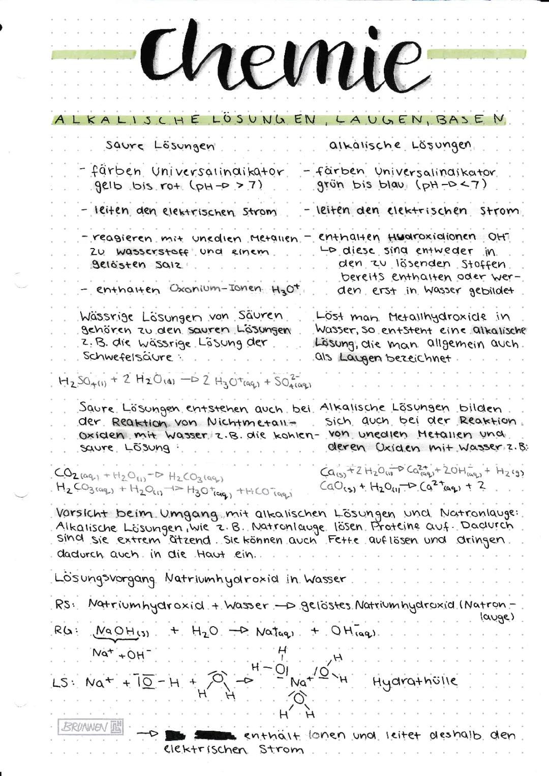 pH-Wert Tabelle und Beispiele: Was sind Alkalische Lösungen und Neutralisation?